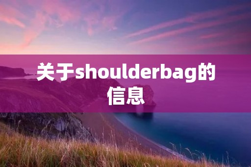 关于shoulderbag的信息