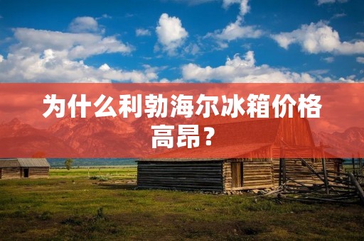 为什么利勃海尔冰箱价格高昂? 为什么利勃海尔冰箱价格高昂?