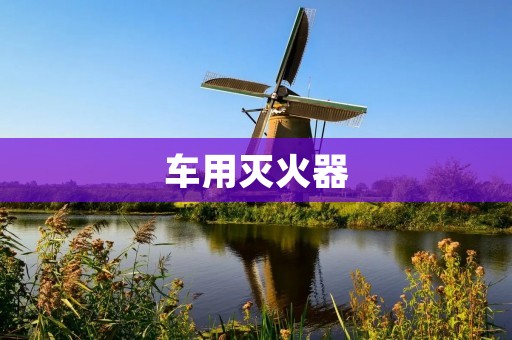 车用灭火器：汽车安全必备之品