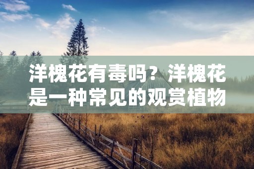 洋槐花有毒吗?洋槐花是一种常见的观赏植物,其花朵美丽,深受人们的喜爱。但是,关于洋槐花是否有毒,却存在着不同的说法。有人认为洋槐花无毒,而有人则认为洋槐花具有一定的毒性。那么,究竟洋槐花有毒吗?下面我们一起来探讨一下。