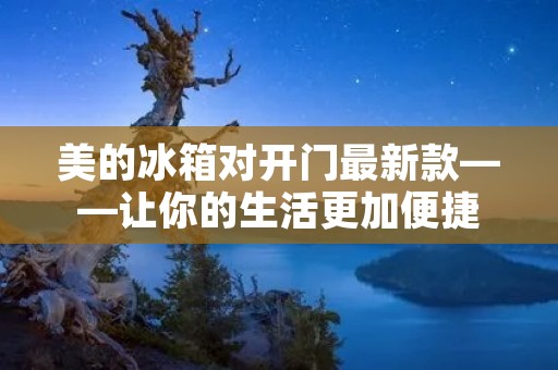 美的冰箱对开门最新款——让你的生活更加便捷