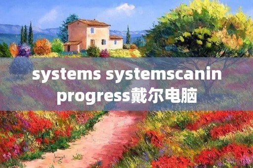 systems systemscaninprogress戴尔电脑