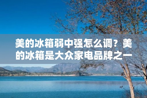 美的冰箱弱中强怎么调？美的冰箱是大众家电品牌之一，其产品性能优越，使用寿命长，广受消费者的喜爱。然而，即使是优质的家电产品也会出现一些问题，如温度不稳定、制冷效果不佳等。本文将详细介绍美的冰箱弱中强的调节方法，帮助消费者更好地使用美的冰箱。