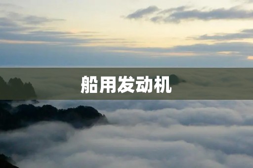 船用发动机:如何选择最适合的动力系统? 船用发动机:如何选择最适合的动力系统?