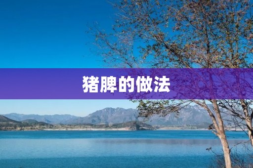 猪脾的做法:营养美味的佳肴 猪脾的做法:营养美味的佳肴