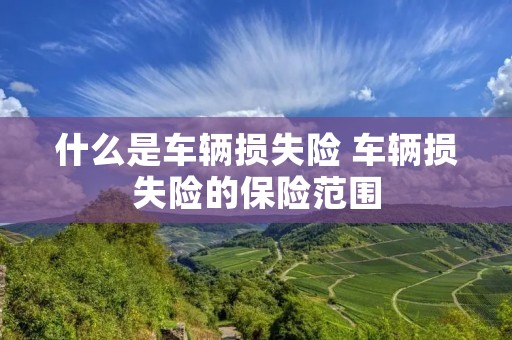 什么是车辆损失险 车辆损失险的保险范围 什么是车辆损失险 车辆损失险的保险范围