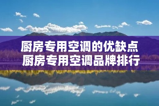 厨房专用空调的优缺点 厨房专用空调品牌排行榜