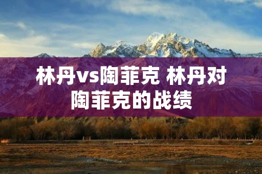 林丹vs陶菲克 林丹对陶菲克的战绩 林丹vs陶菲克 林丹对陶菲克的战绩