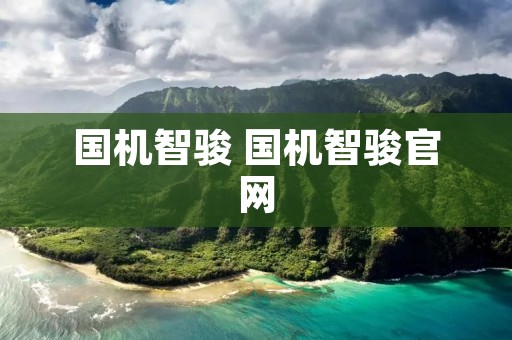 国机智骏 国机智骏官网