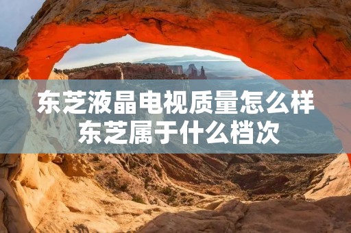 东芝液晶电视质量怎么样 东芝属于什么档次