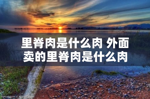 里脊肉是什么肉 外面卖的里脊肉是什么肉