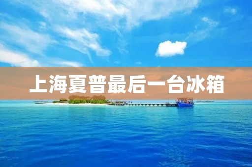 上海夏普最后一台冰箱:品质传承与创新的完美结合 上海夏普最后一台冰箱:品质传承与创新的完美结合