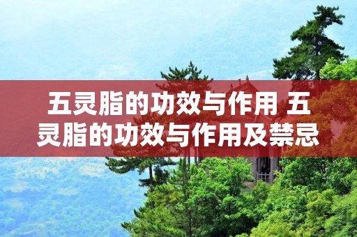五灵脂的功效与作用 五灵脂的功效与作用及禁忌 五灵脂的功效与作用 五灵脂的功效与作用及禁忌