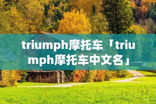 triumph摩托车「triumph摩托车中文名」 triumph摩托车「triumph摩托车中文名」
