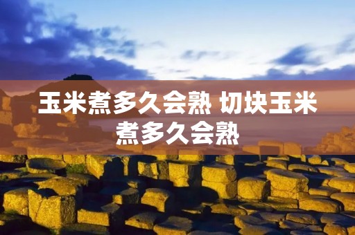 玉米煮多久会熟 切块玉米煮多久会熟