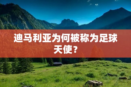 迪马利亚为何被称为足球天使？