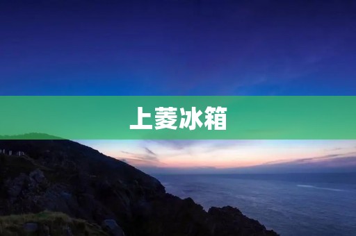 上菱冰箱：中国牌子的优秀代表
