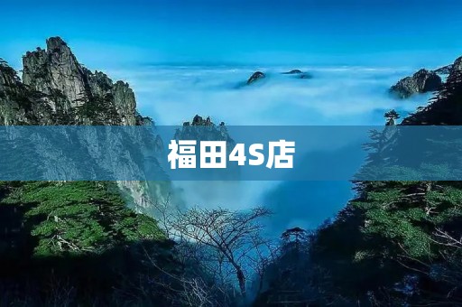 福田4S店：专业服务保障您的汽车需求