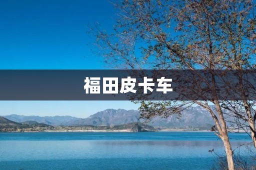 福田皮卡车:强大动力与卓越性能的完美结合 福田皮卡车:强大动力与卓越性能的完美结合