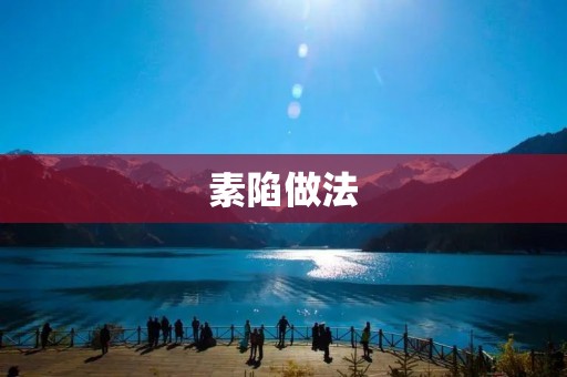 素陷做法:让你的素食更加美味 素陷做法:让你的素食更加美味
