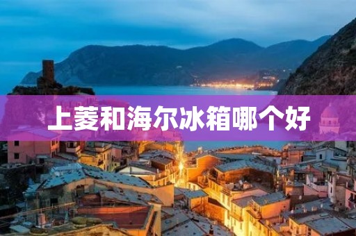 上菱和海尔冰箱哪个好