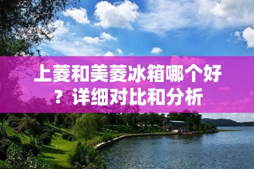 上菱和美菱冰箱哪个好?详细对比和分析 上菱和美菱冰箱哪个好?详细对比和分析