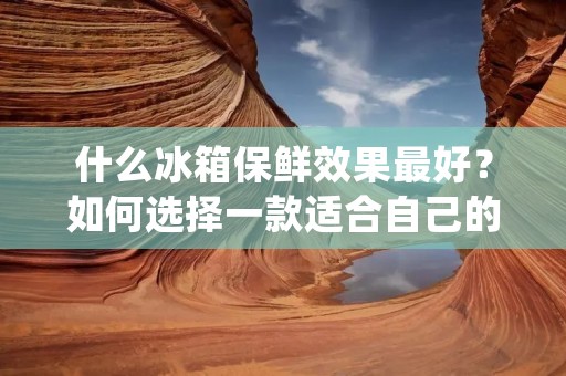 什么冰箱保鲜效果最好？如何选择一款适合自己的冰箱？这是许多人在购买冰箱时经常会遇到的问题。随着科技的不断发展，冰箱的保鲜技术也在不断创新。本文将从不同的角度来探讨什么冰箱保鲜效果最好，并给出一些建议供大家参考。