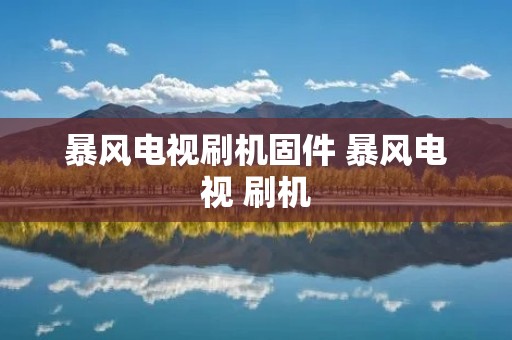 暴风电视刷机固件 暴风电视 刷机