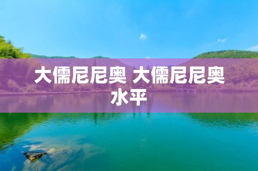 大儒尼尼奥 大儒尼尼奥水平