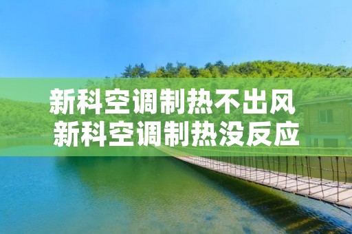 新科空调制热不出风 新科空调制热没反应 新科空调制热不出风 新科空调制热没反应