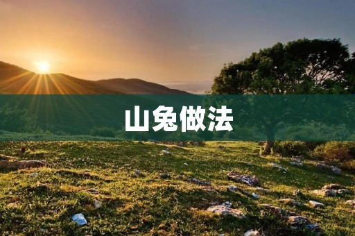 山兔做法:美味兔肉的烹饪秘籍 山兔做法:美味兔肉的烹饪秘籍