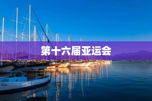 第十六届亚运会：亚洲的体育盛宴