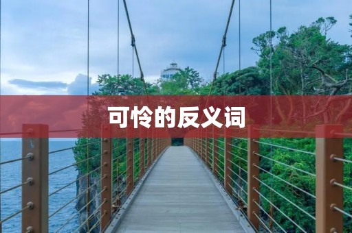 可怜的反义词:幸运的
