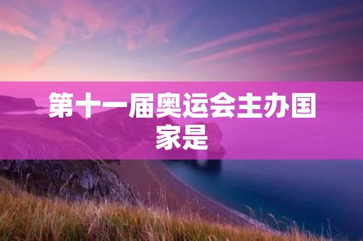 第十一届奥运会主办国家是：中国