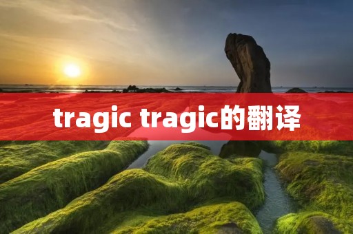 tragic tragic的翻译