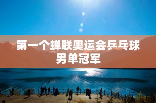 第一个蝉联奥运会乒乓球男单冠军:马龙的传奇之路 第一个蝉联奥运会乒乓球男单冠军:马龙的传奇之路