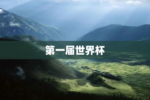 第一届世界杯：足球界的新篇章