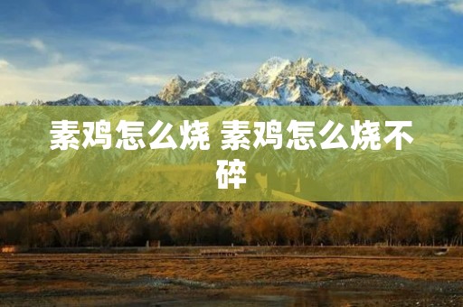 素鸡怎么烧 素鸡怎么烧不碎