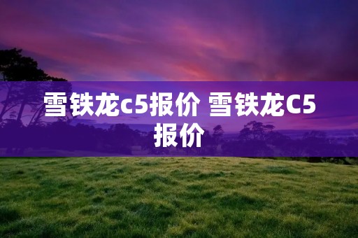 雪铁龙c5报价 雪铁龙C5报价
