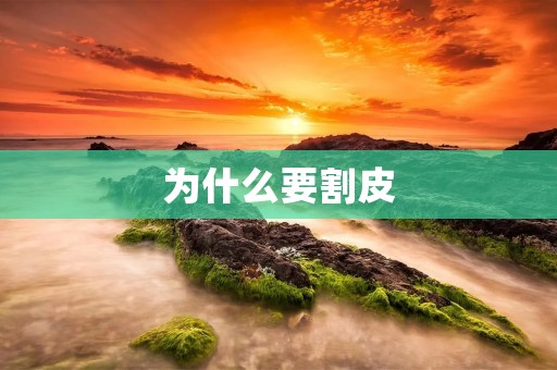 为什么要割皮：探索割皮手术的原因及其效果