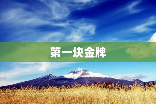 第一块金牌:中国体操队在东京奥运会上的辉煌表现 第一块金牌:中国体操队在东京奥运会上的辉煌表现