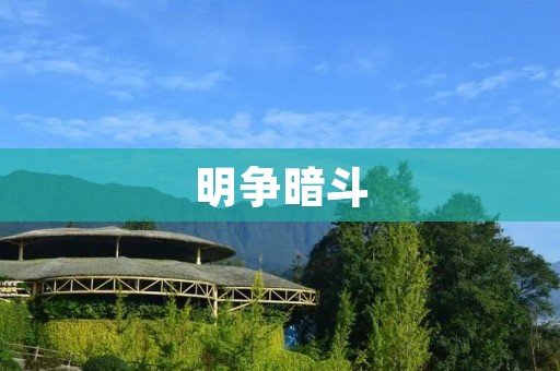 明争暗斗:权力之争的千变万化
