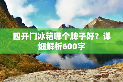 四开门冰箱哪个牌子好？详细解析600字