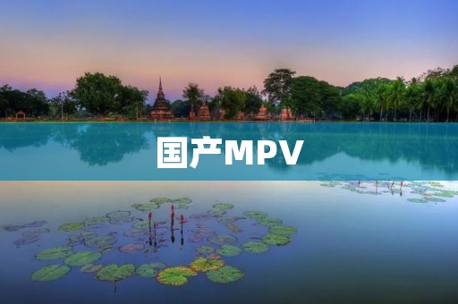 国产MPV：中国汽车市场的新宠