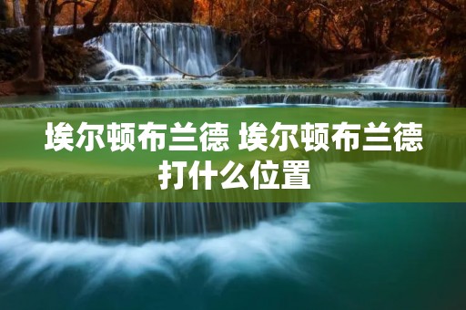 埃尔顿布兰德 埃尔顿布兰德打什么位置 埃尔顿布兰德 埃尔顿布兰德打什么位置