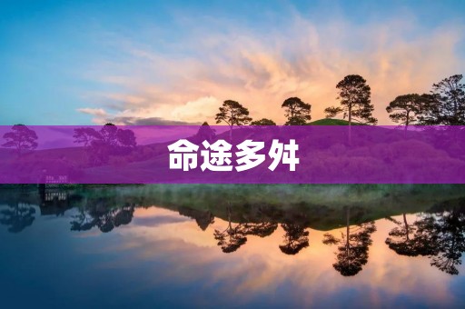 命途多舛:追寻梦想的艰辛与坎坷