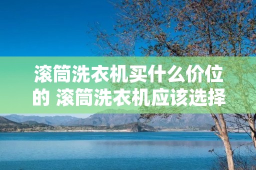 滚筒洗衣机买什么价位的 滚筒洗衣机应该选择什么价位的?