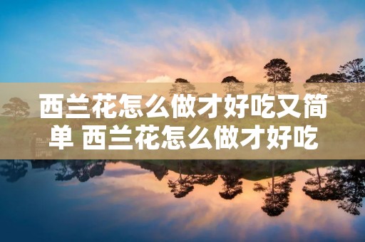 西兰花怎么做才好吃又简单 西兰花怎么做才好吃又简单视频