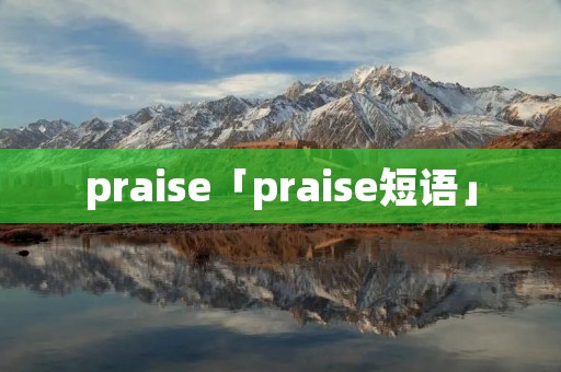 praise「praise短语」