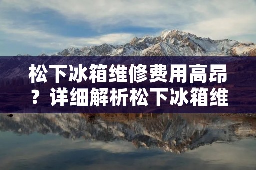 松下冰箱维修费用高昂?详细解析松下冰箱维修费用的因素与解决方案 松下冰箱维修费用高昂?详细解析松下冰箱维修费用的因素与解决方案